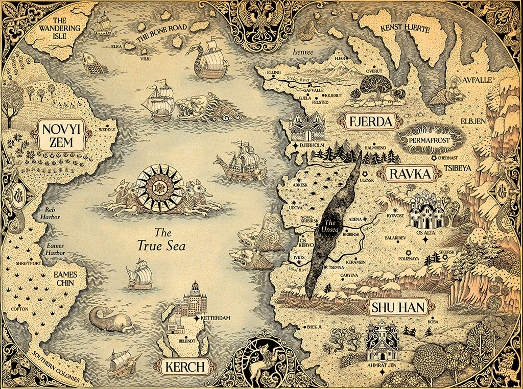 The Grishaverse World Map